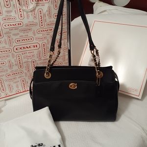 Coach leather Parker Carryall new w tags